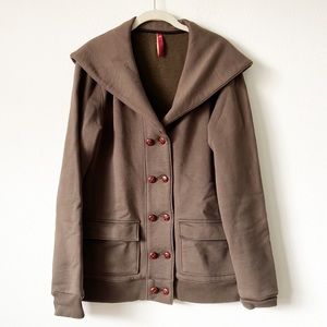 Same Underneath Sweatshirt Jacket